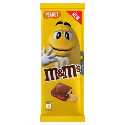 M&M's בלוק שוקולד בוטנים 165 גר'