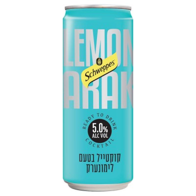 שוופס קוקטייל לימונערק 330 מ"ל פחית