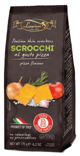 כעכים בטעם פיצה סקרוצ'י 175 גרם כשר