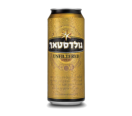 גולדסטאר לא מסונן 500 מ"ל פחית