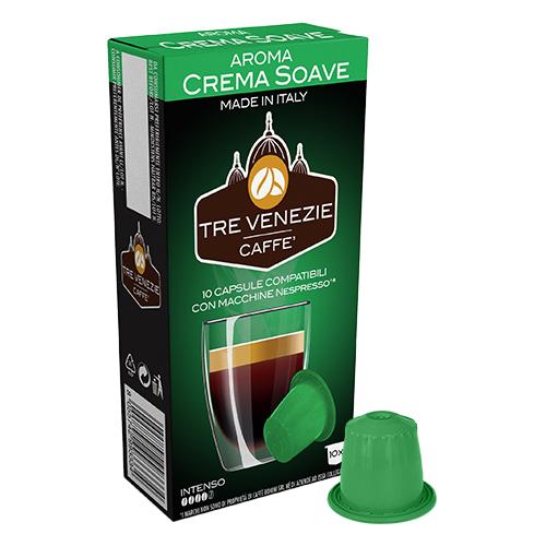 שרוול קפסולות קפה CREMA SOAVE תואמות נספרסו