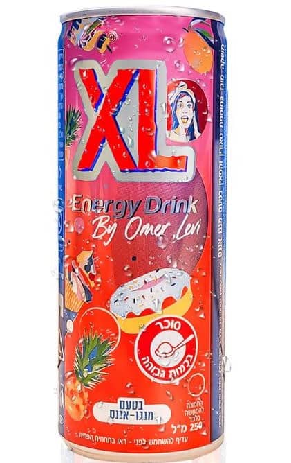 XL מנגו אננס פחית 250 מ"ל