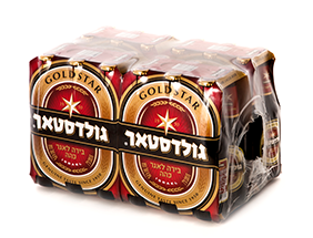 מגש בירה  גולדסטאר 330 מ"ל 24 יח'