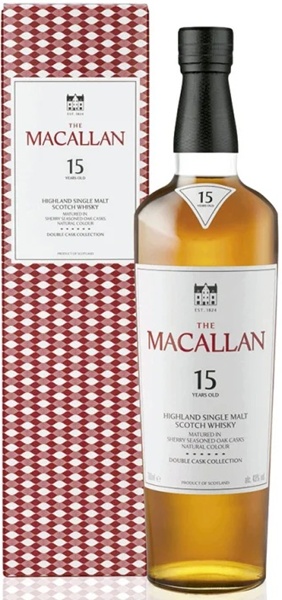 וויסקי מקאלן דאבל קאסק 15 שנים 700 מ''ל