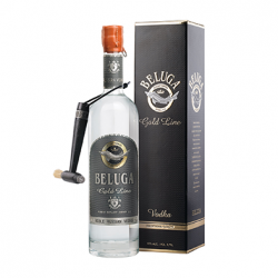 מארז וודקה בלוגה גולד ליין  700 מ"ל