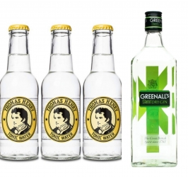 ג'ין גרינאלס 700 מ"ל + 3 יח' טוניק תומאס הנרי 