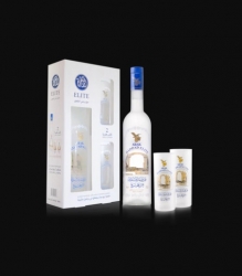 מארז ערק חדד עלית 750 מ''ל עם 2 כוסות